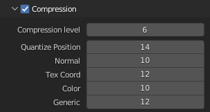 BlenderCompressionSettingsGLB